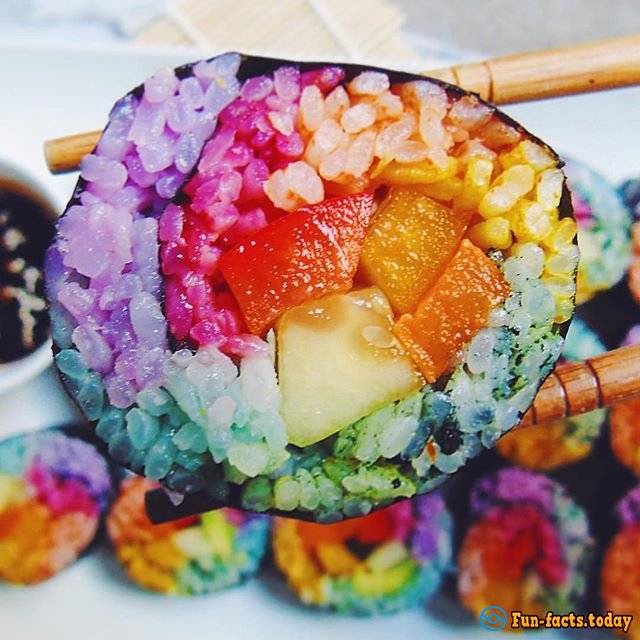 Rainbow Sushi: New Internet Trend That Is Worth To Try