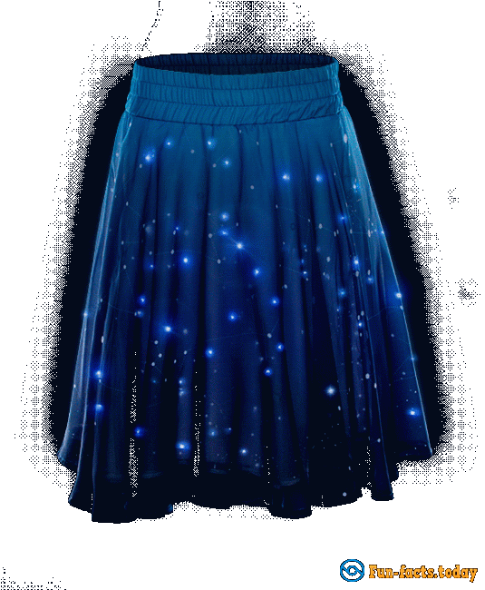 Skirt with LED Solar System Became a Real Sensation on the Internet