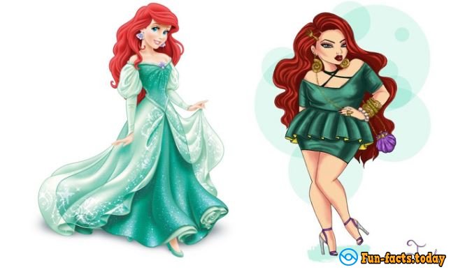 More And More Beauty: Artist Add Extra Weight To Disney Princesses