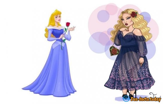 More And More Beauty: Artist Add Extra Weight To Disney Princesses